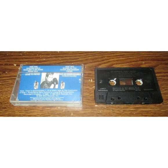 Nik Kershaw - Human Racing on cassette (MCA Records Canada, 1984) - Picture 2 of 2